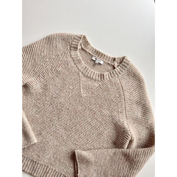 MADEWELL Donegal Funfetti flecked wide sleeve sweater Sweater, Size M - Picture 6 of 16